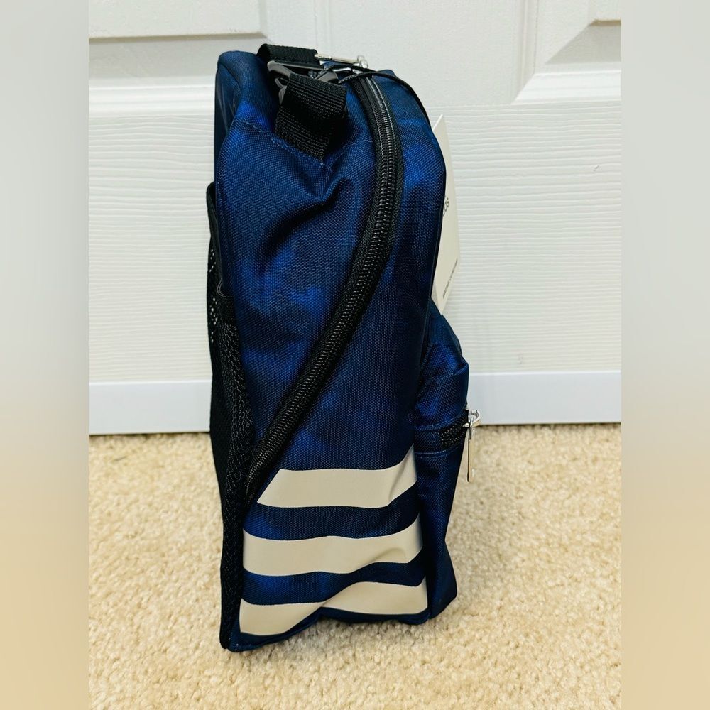 NWT Adidas Santiago 2 Insulated Lunch Bag Stone Wash Team Royal Blue/Black - Picture 5 of 8